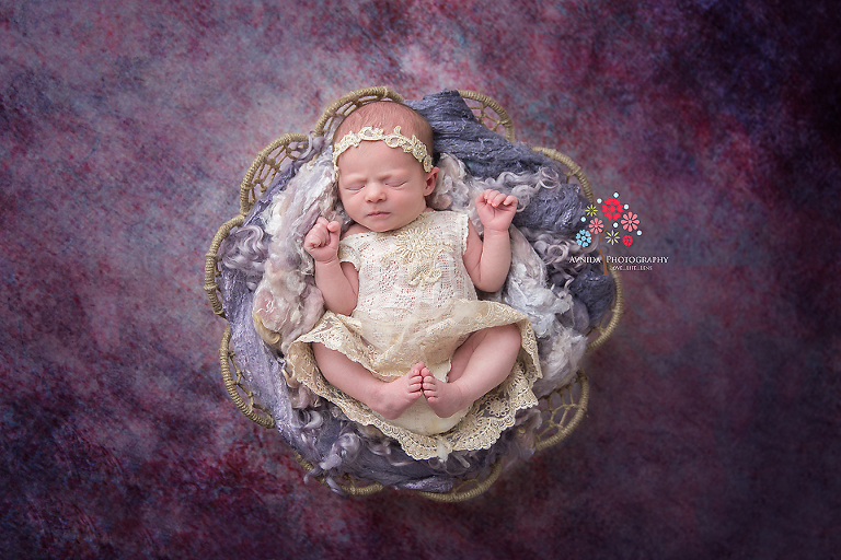 Newborn Photography Franklin NJ - There are some of us who still cannot master the 101 of Yoga, and then there is Baby Emma, an expert right from her newborn days