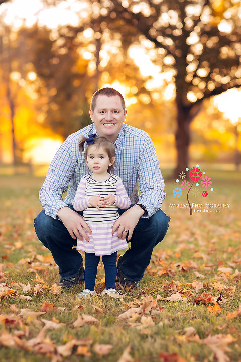 Fall Family Photo Sessions - The joy of father and daughter bonding