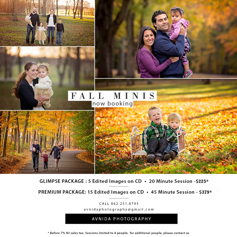 Fall Photography NJ Specials