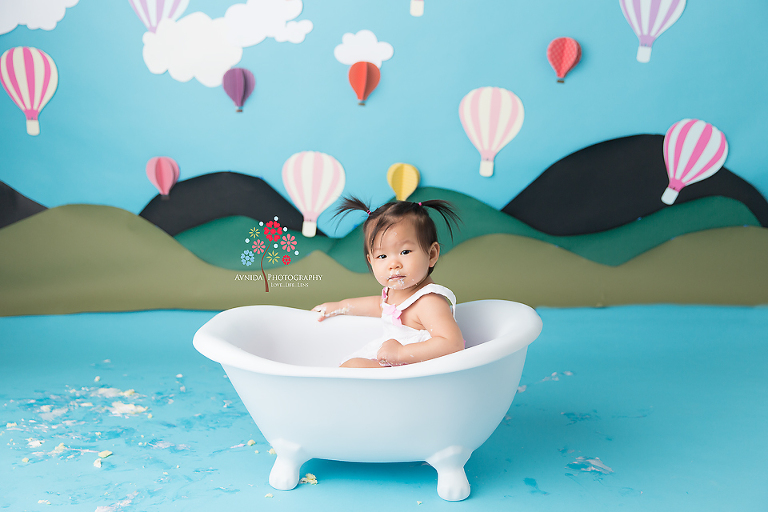 Cake Smash Photography Haworth NJ - But that is not how mom and dad will let me go home - so time for a quick bath before I head out
