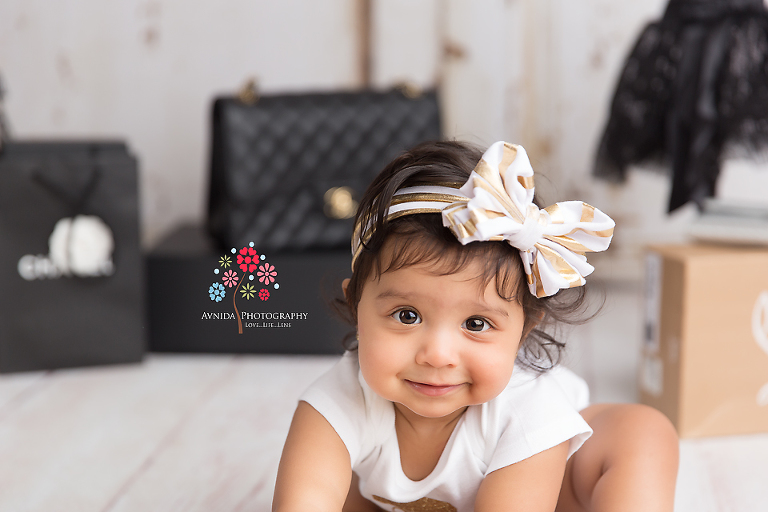 Cake Smash Photography Saddle River NJ - She is finally done and wants to get started with her cake smash - you can only keep a kid away from dessert for so long