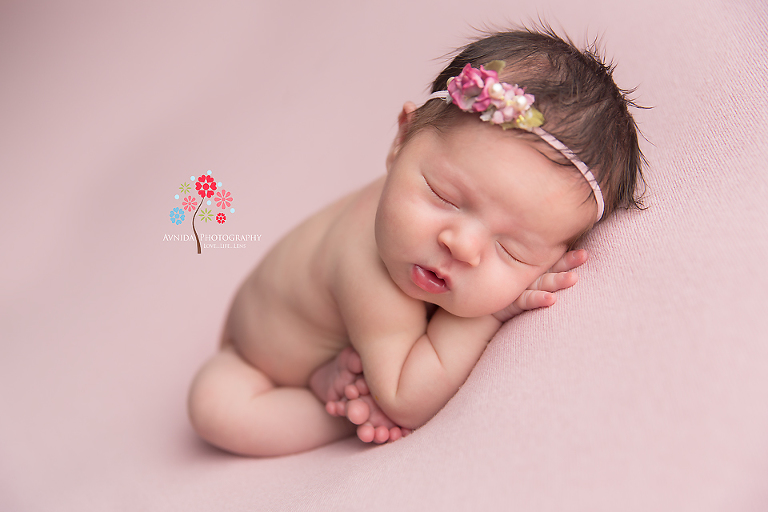 Newborn Photography Spring Lake NJ - And the same goes for laying on the side pose