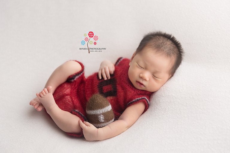 Newborn Photography Franklin Lakes NJ - any time is the perfect time for a game