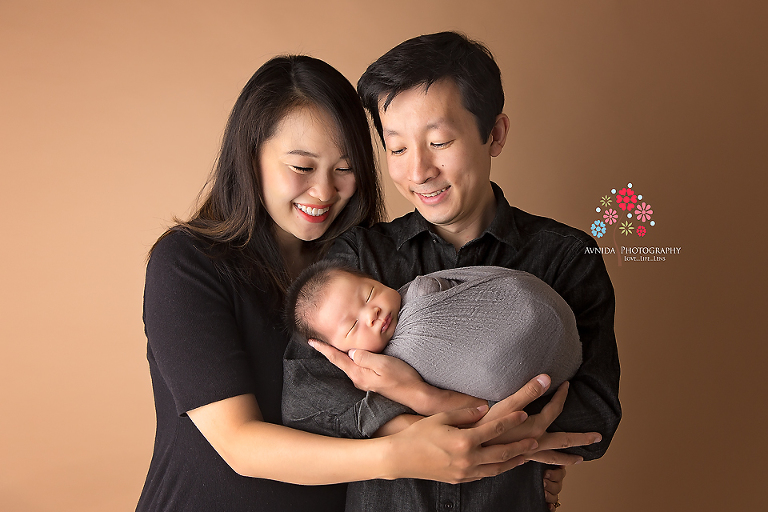 Newborn Photography Franklin Lakes NJ - smiles all around? Why not - when you have a baby as cute as Maxwell