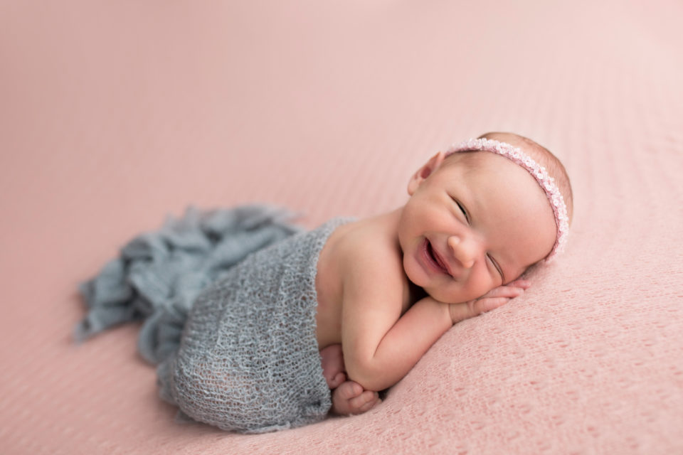 Newborn Photographer Chatham NJ - How can you not fall in love with that smile