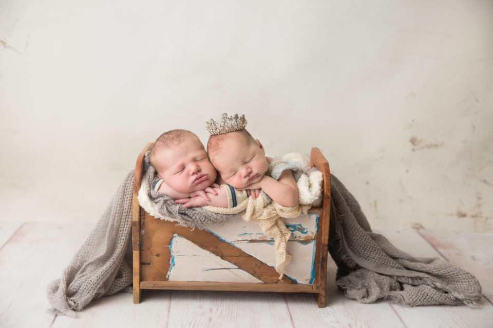 Newborn Photographer Chatham NJ - The prince and the queen relax after a long walk in their kingdom