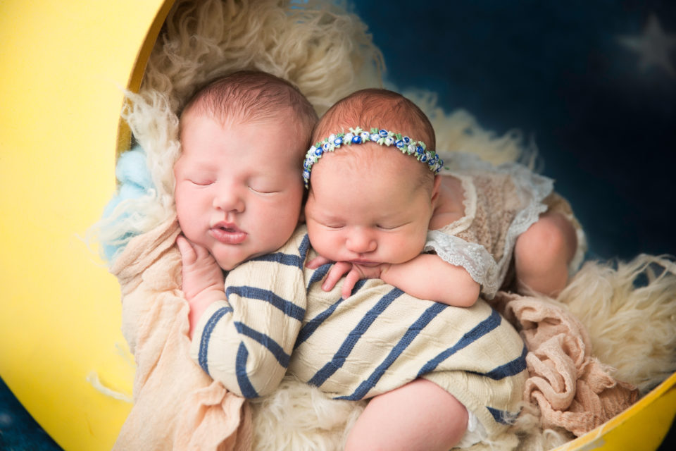Newborn Photographer Chatham NJ - This is one of the cutest newborn twins photo