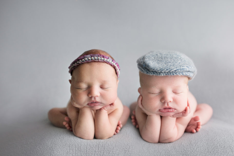 Newborn Photographer Chatham NJ - this is one of those visual tricks - whose cheeks are bigger