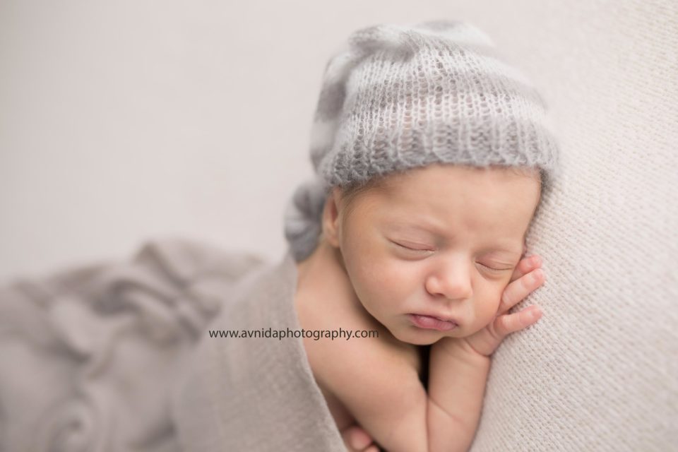 Newborn Photography Avalon NJ - Pastel colors and the classic newborn photo poses - nothing better