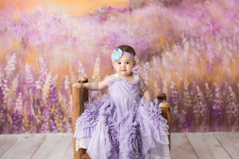 6 month old baby pictures Basking Ridge NJ - See how perfectly she poses like a princess