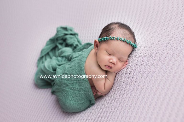 Newborn Photography Northern NJ - Sorry, Princess Kate but this green is more beautiful than the one for your dress