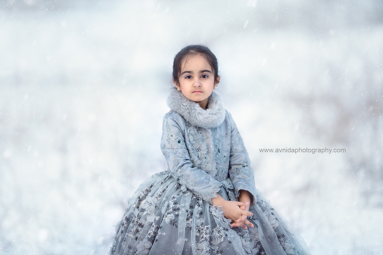 Children's Couture Photography - The Victorian princess poses for the annual royal shoot.