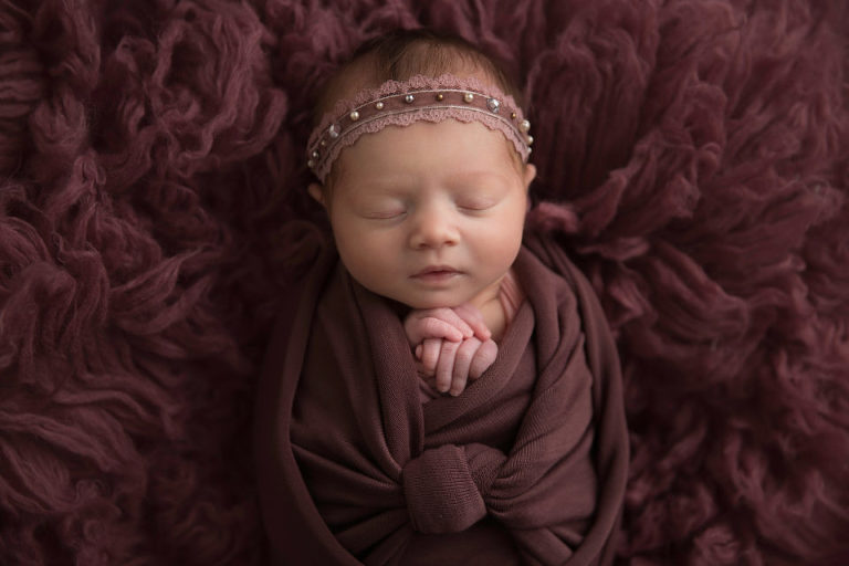 Newborn Photography Cherry Hill NJ - Another monochrome beauty photo from her newborn session