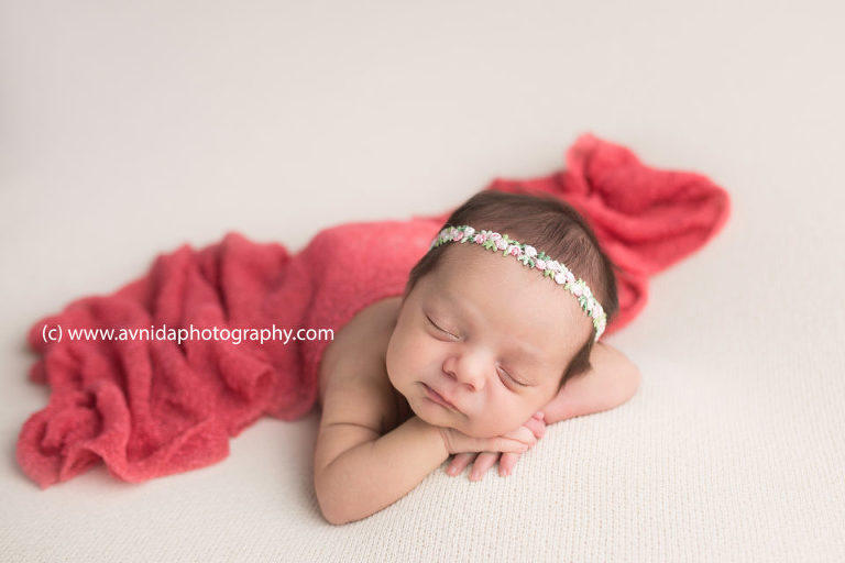 Newborn Photography Gladstone NJ - Red. The color of passion, enthusiasm and strength.