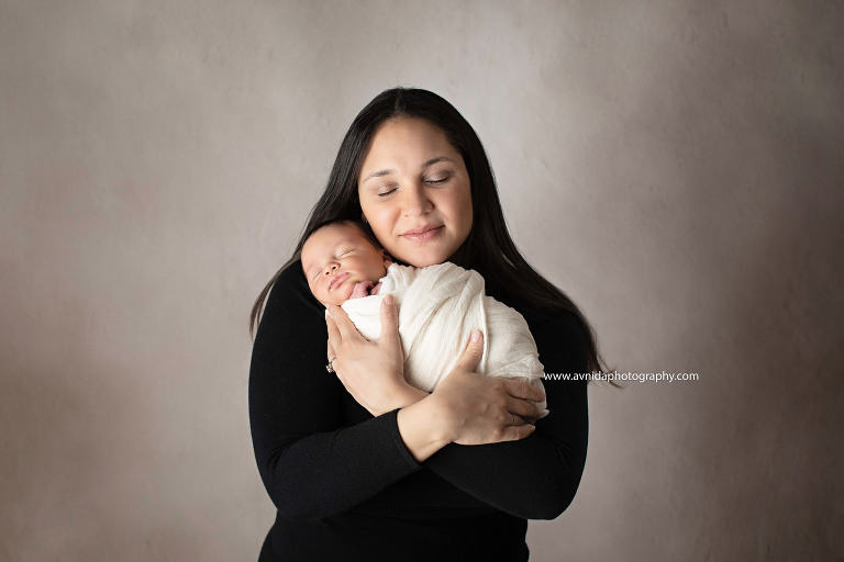 Newborn Photography East Hanover NJ - in complete love with mom is Baby Daniels
