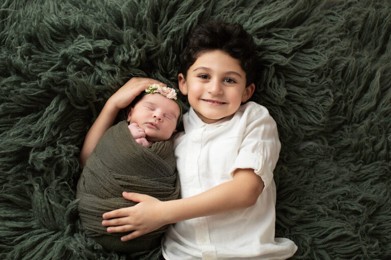 newborn photography morris county nj - Big brother was just wonderful and completely in love