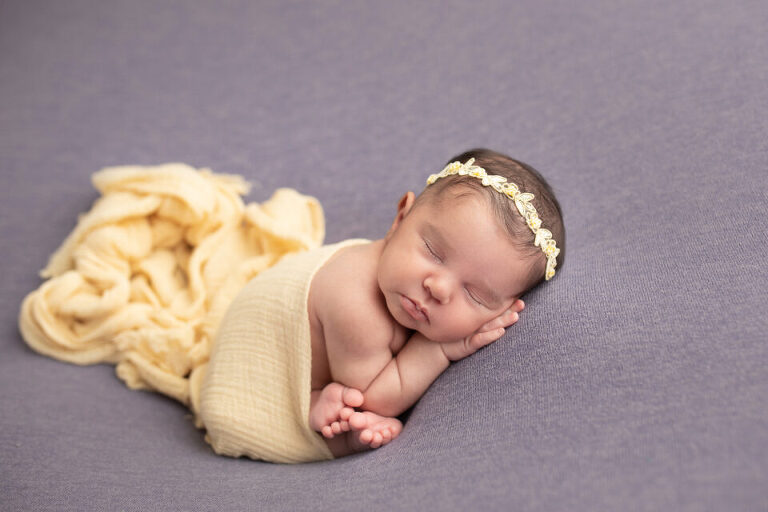 newborn photography morris county nj - Look at those cute little feet just sticking out of the wrap