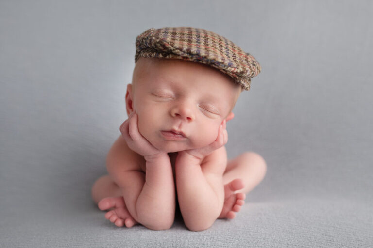 Newborn Photography South Jersey NJ - Mr Handsome Tweed is what we will call him